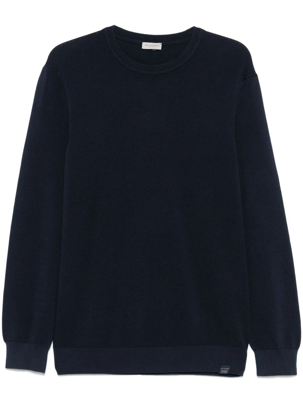 long-sleeve organic-cotton jumper - 1