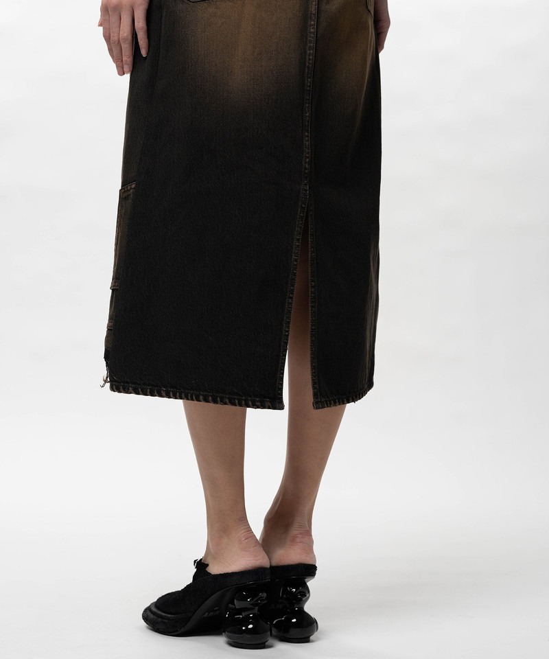 Reversed Denim Skirt 9