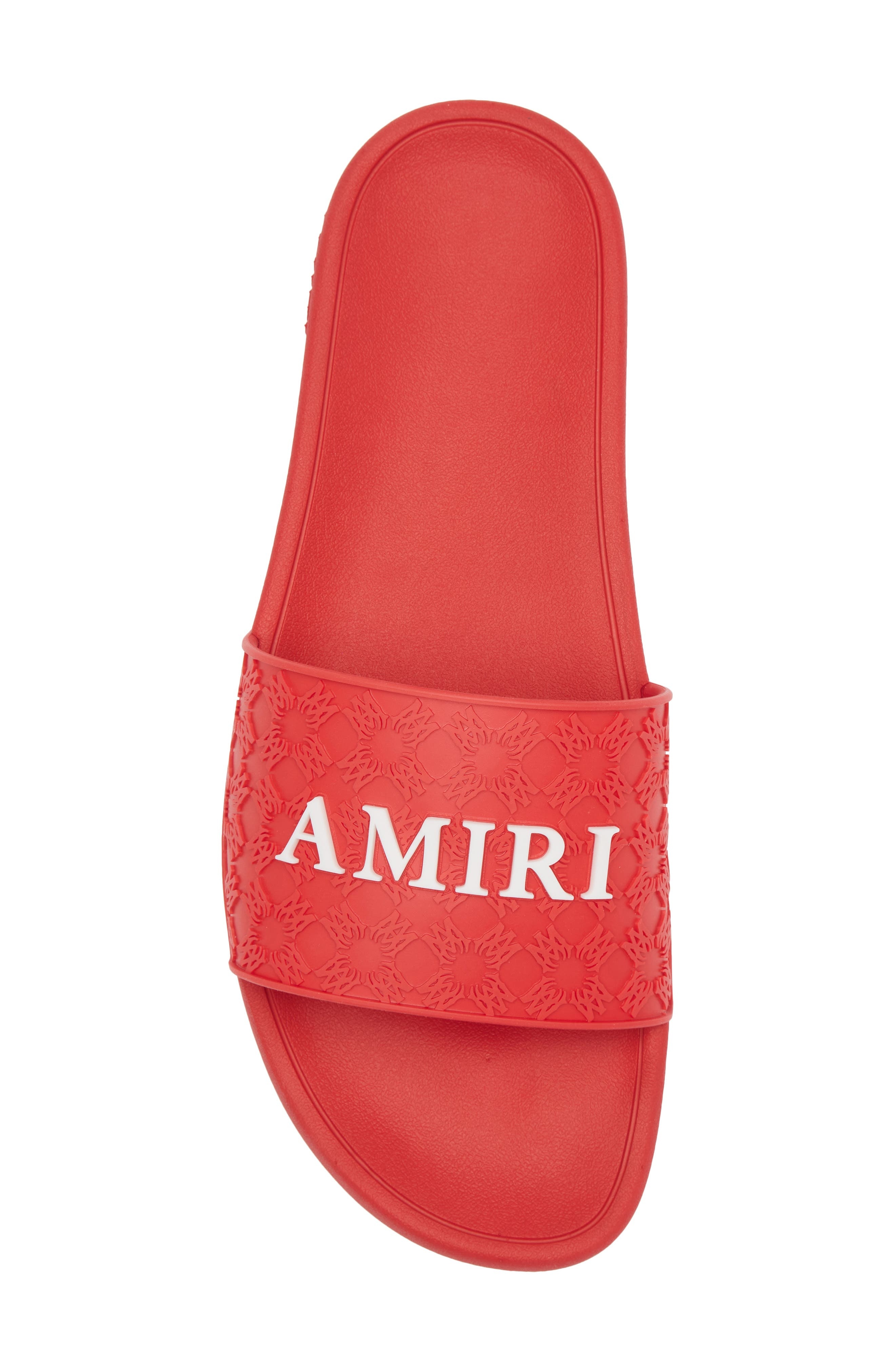 AMIRI MA Quad Slide Sandal in True Red at Nordstrom - 5