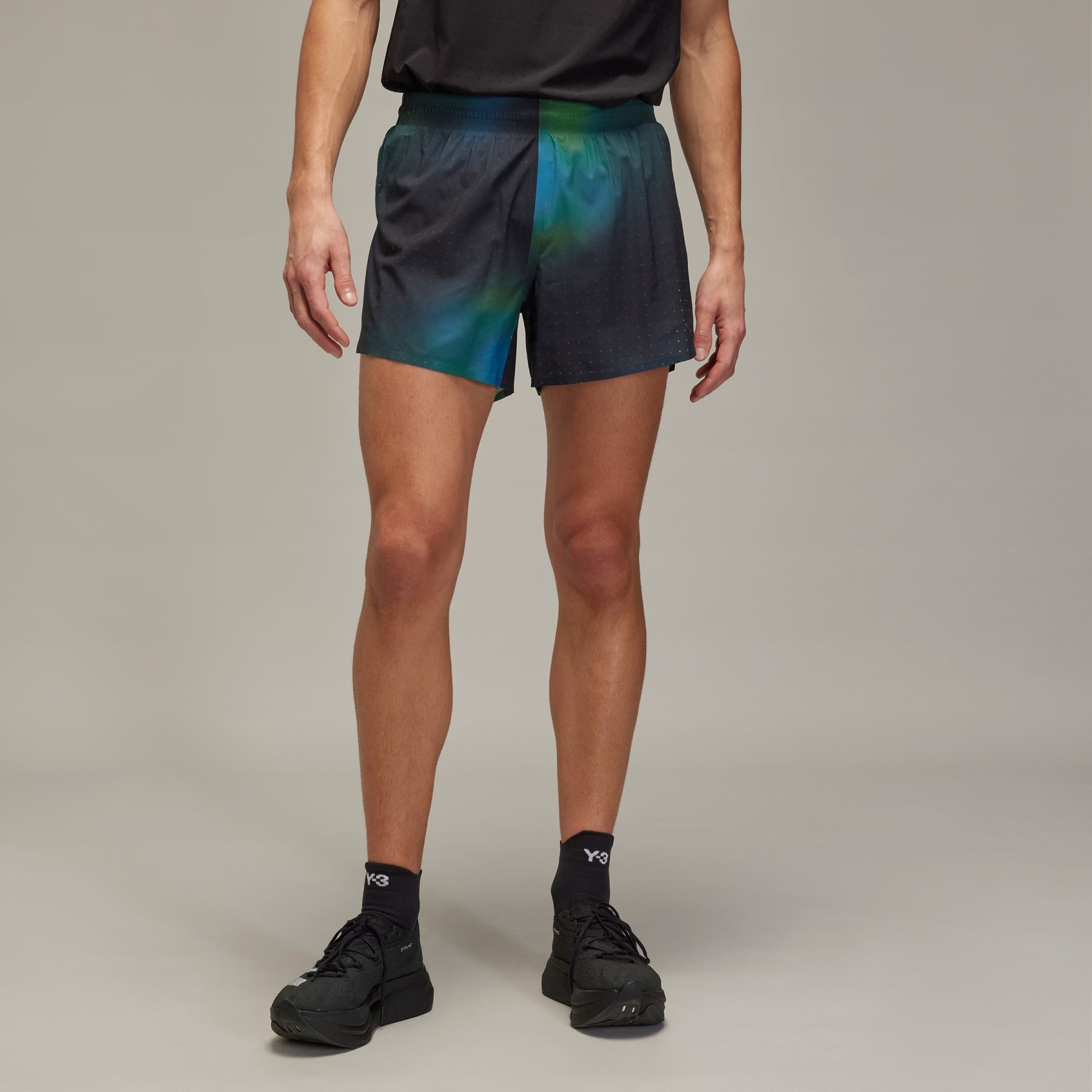 Y-3 Allover Print Running Shorts - 2