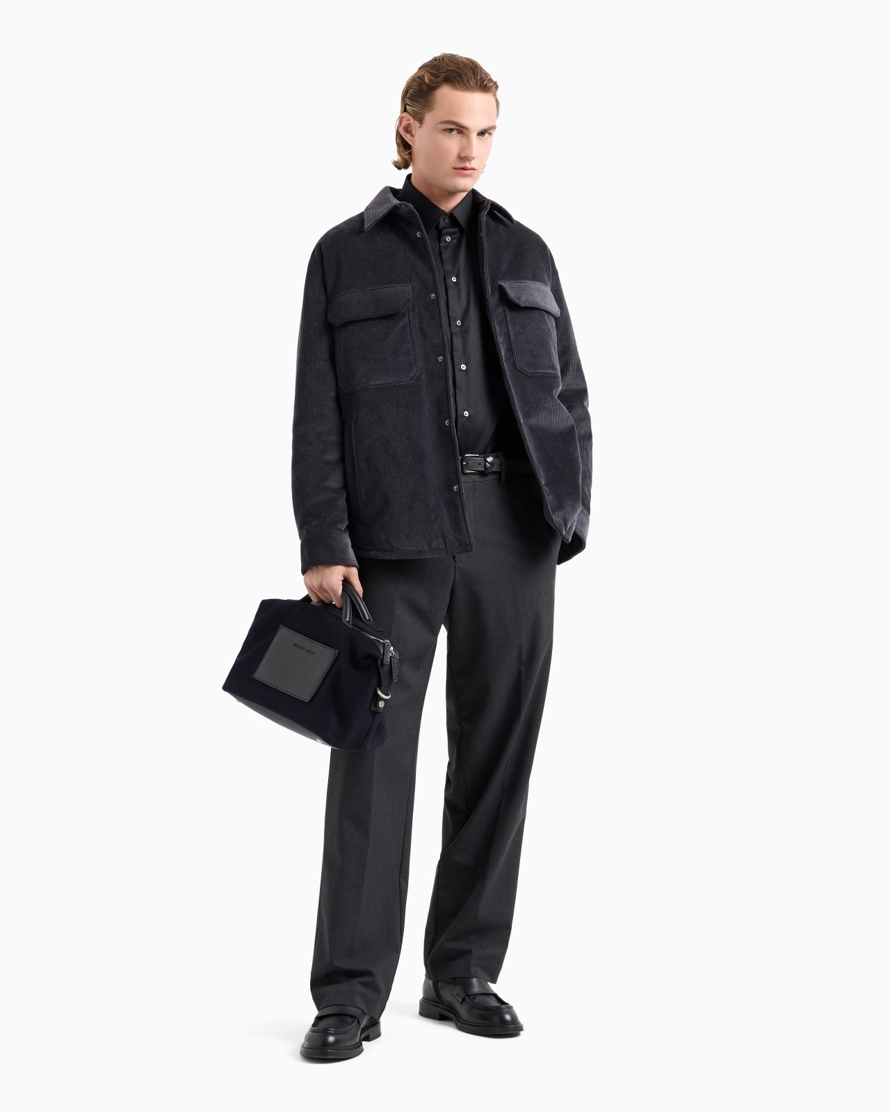 No-iron stretch cotton shirt - 4