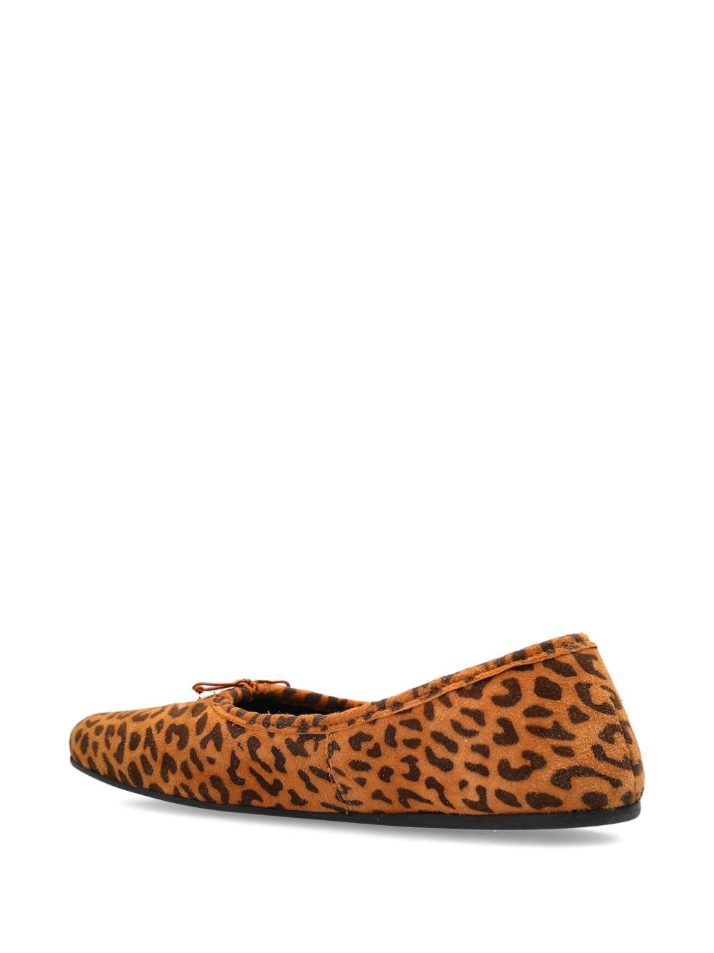 leopard print bow trainers - 3