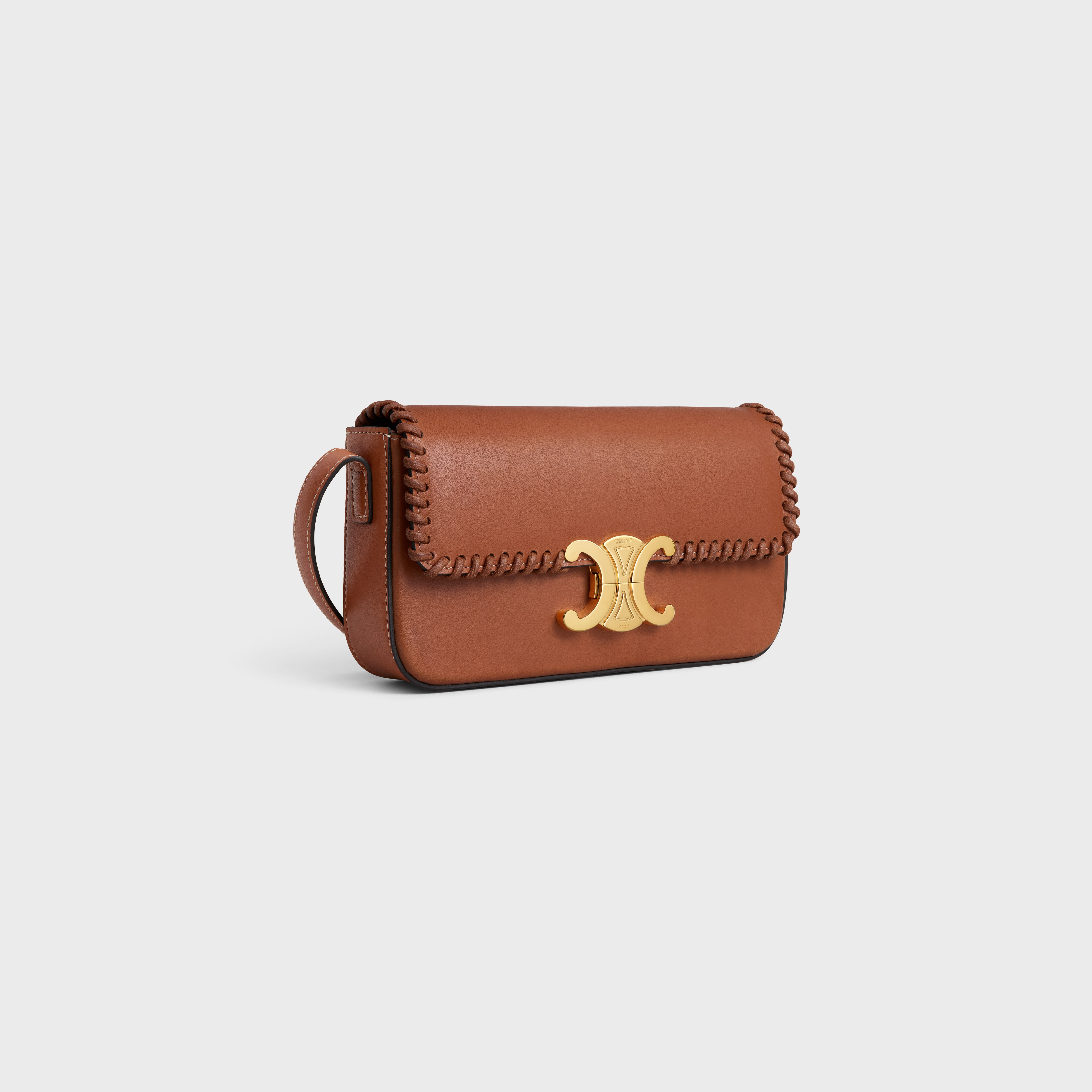 SHOULDER BAG CLAUDE in BRAIDED NATURAL CALFSKIN - 2