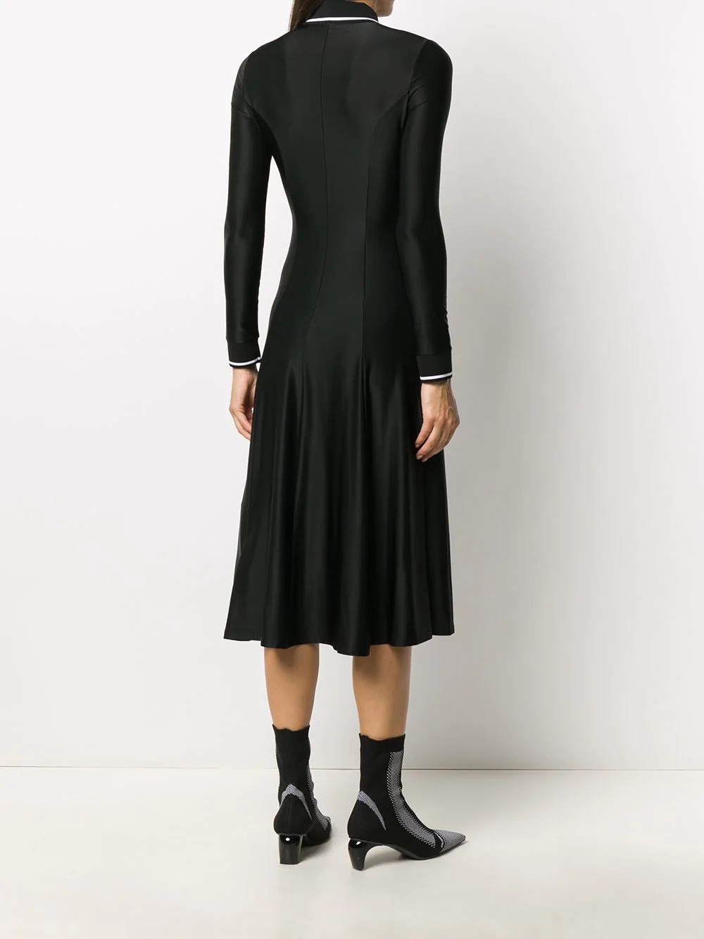 pleated midi dress - 4