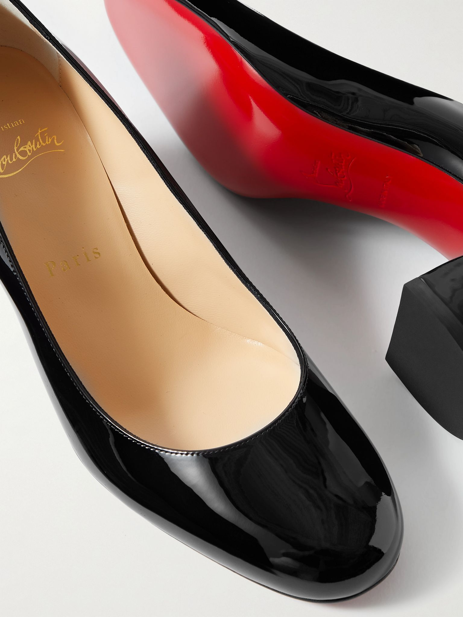 Miss Sab 55 patent-leather pumps Black - 4