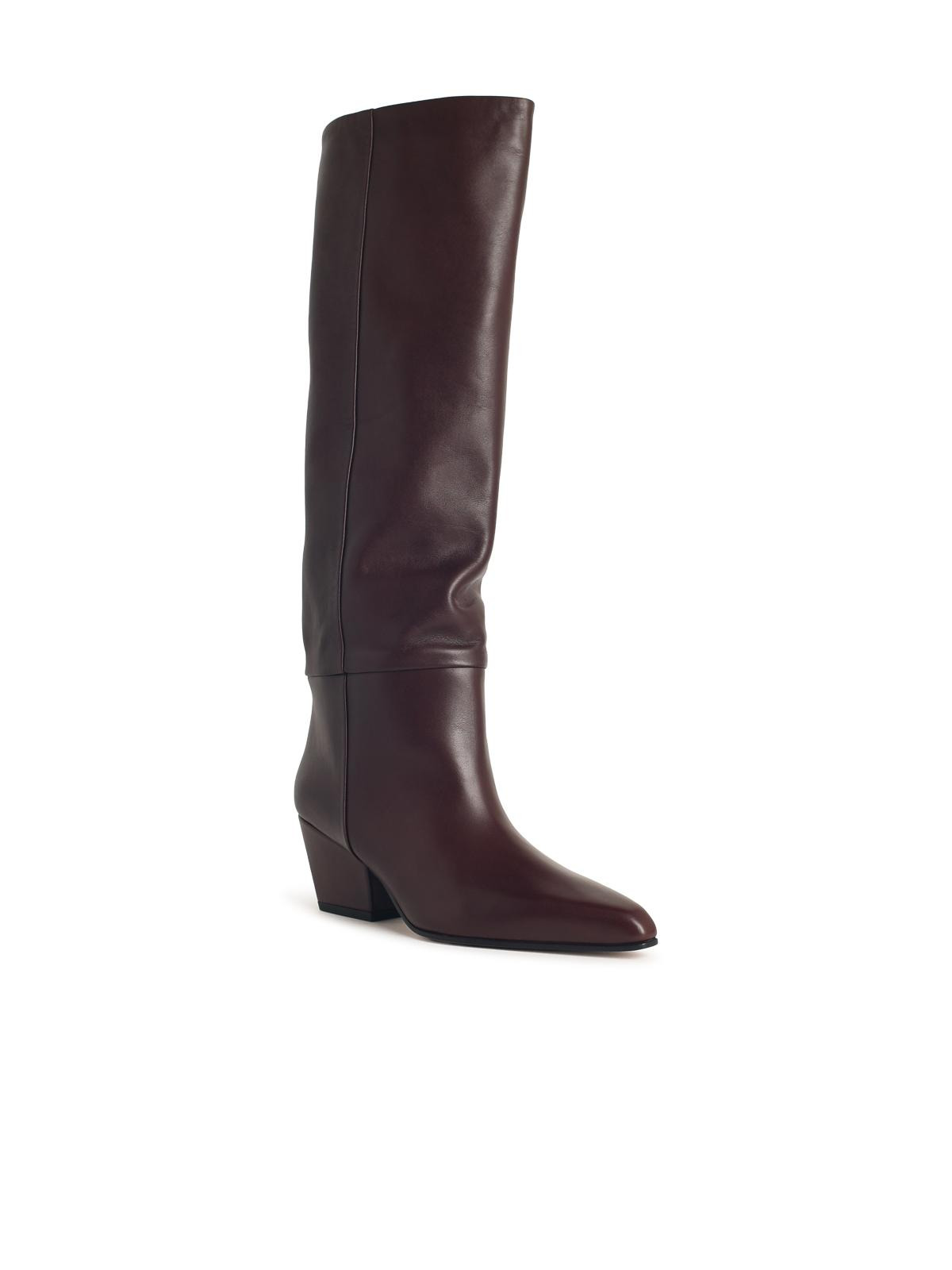 Paris Texas 'Jane' Mocha Leather Boots Women - 2