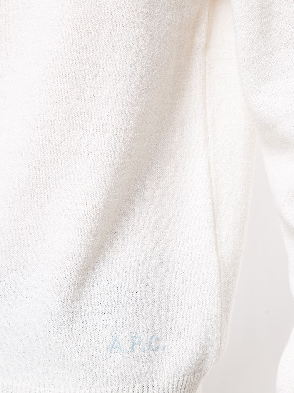 embroidered-logo wool sweater - 5