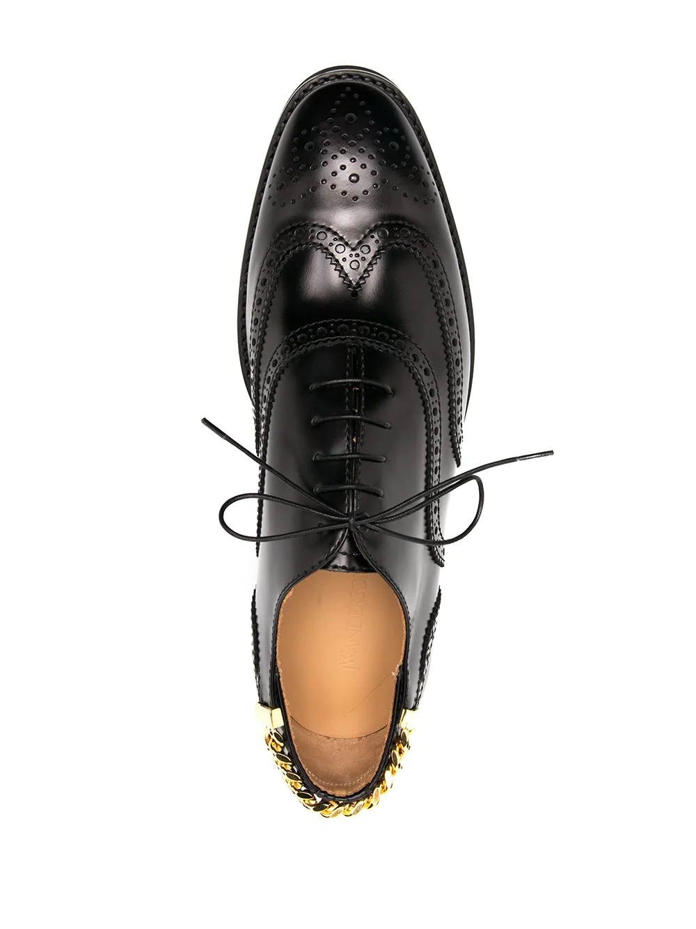 chain-detail lug-sole brogues - 4