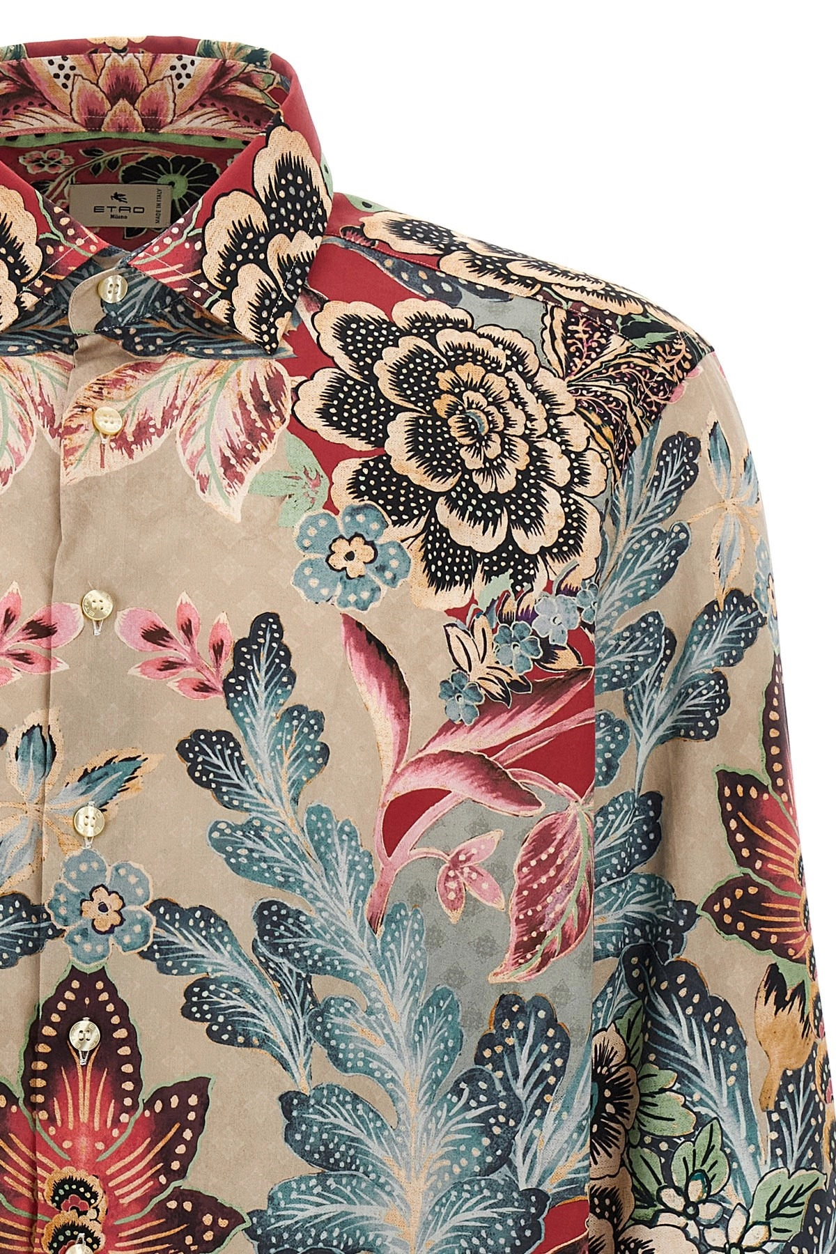 Flower and foliage shirt - 3