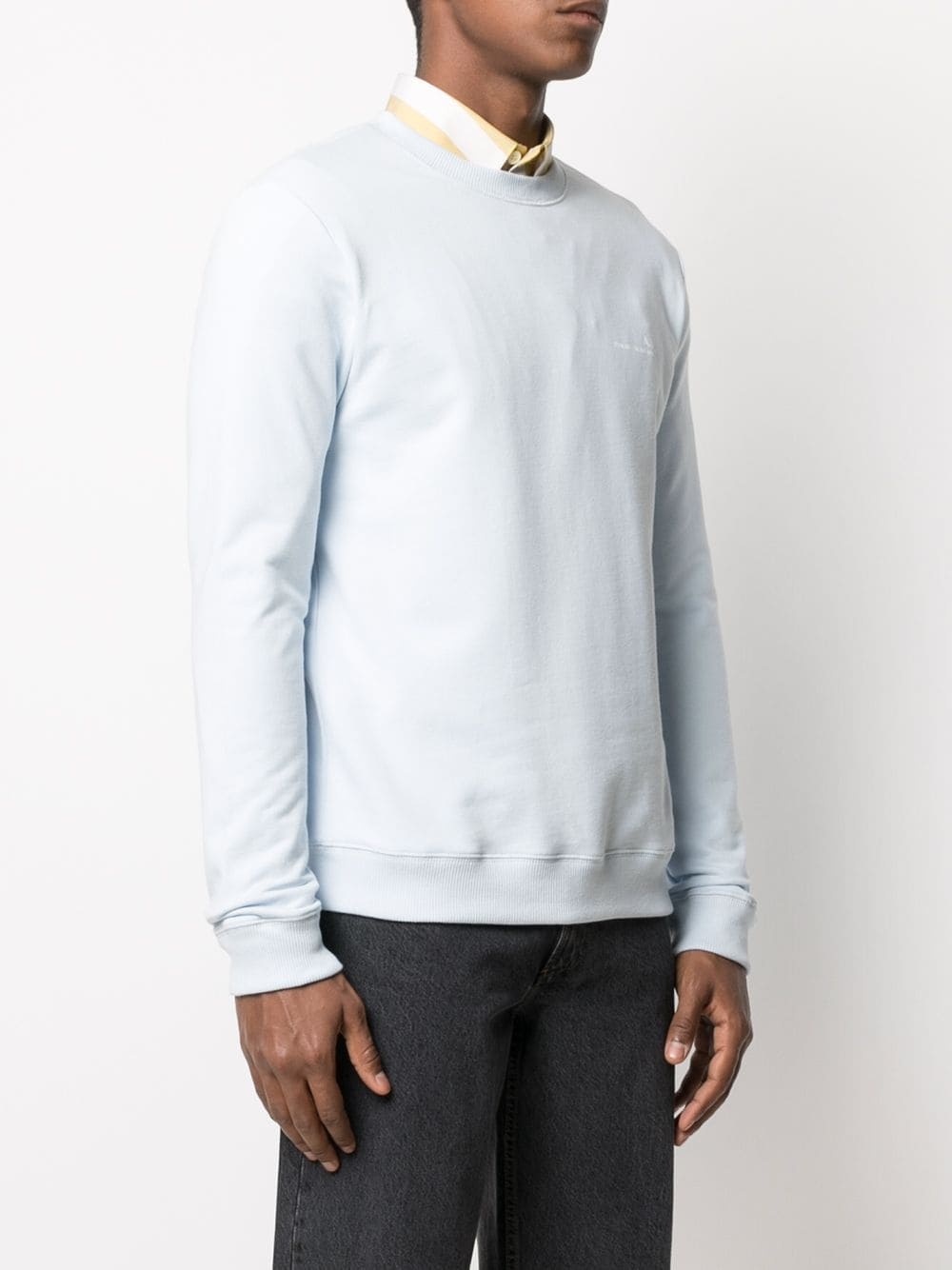 logo-print cotton sweatshirt - 5