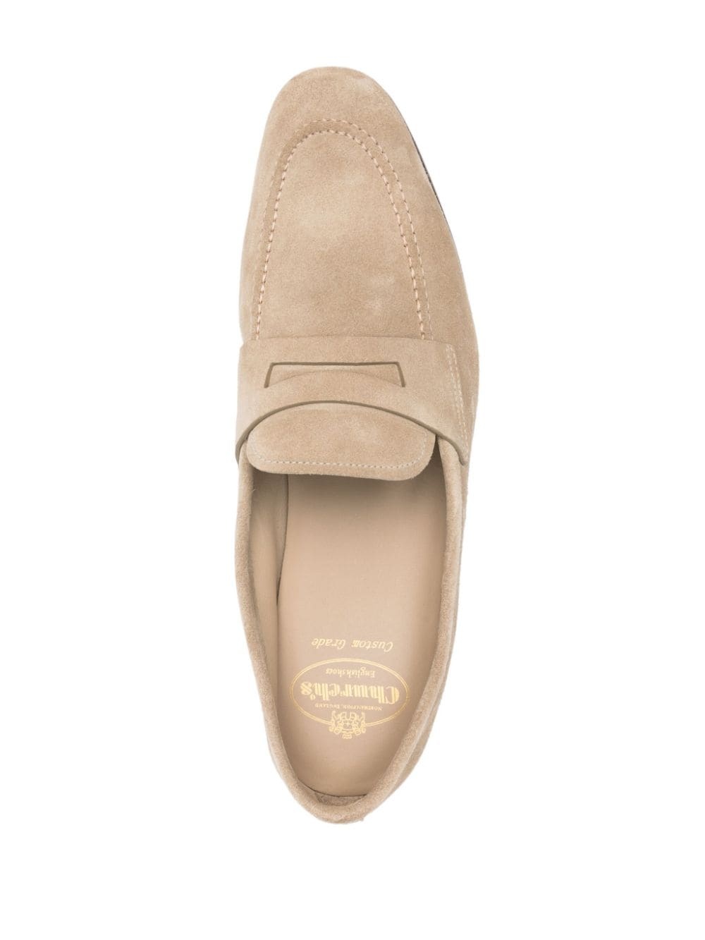 suede slip-on loafers - 4