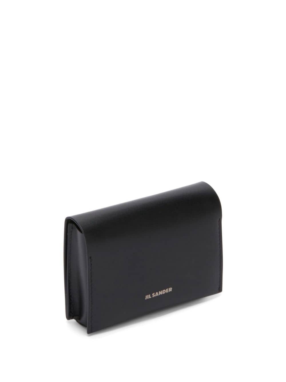 logo-print leather cardholder - 2