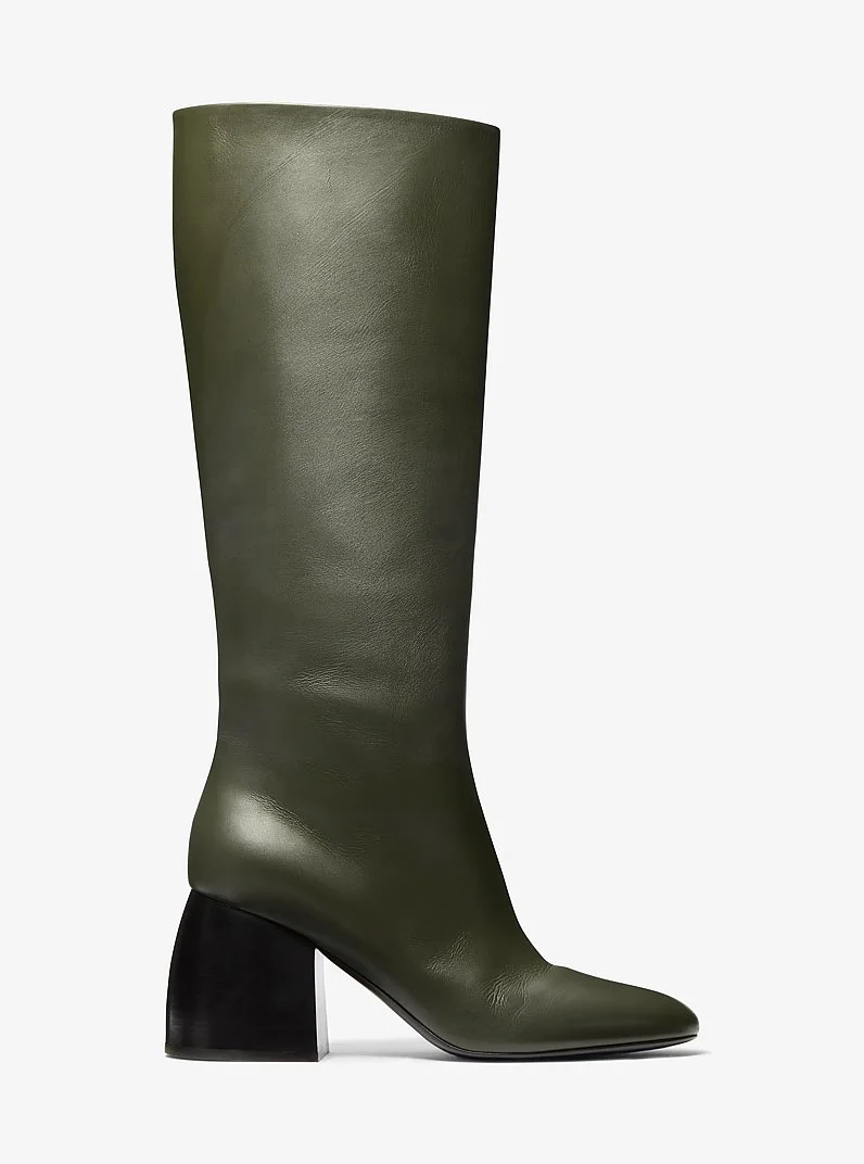 Kaitlin Leather Riding Boot - 1