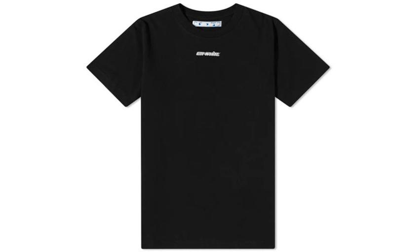 Off-White Marker Slim Tee 'Black/Red' OMAA027E20JER0051025 - 1