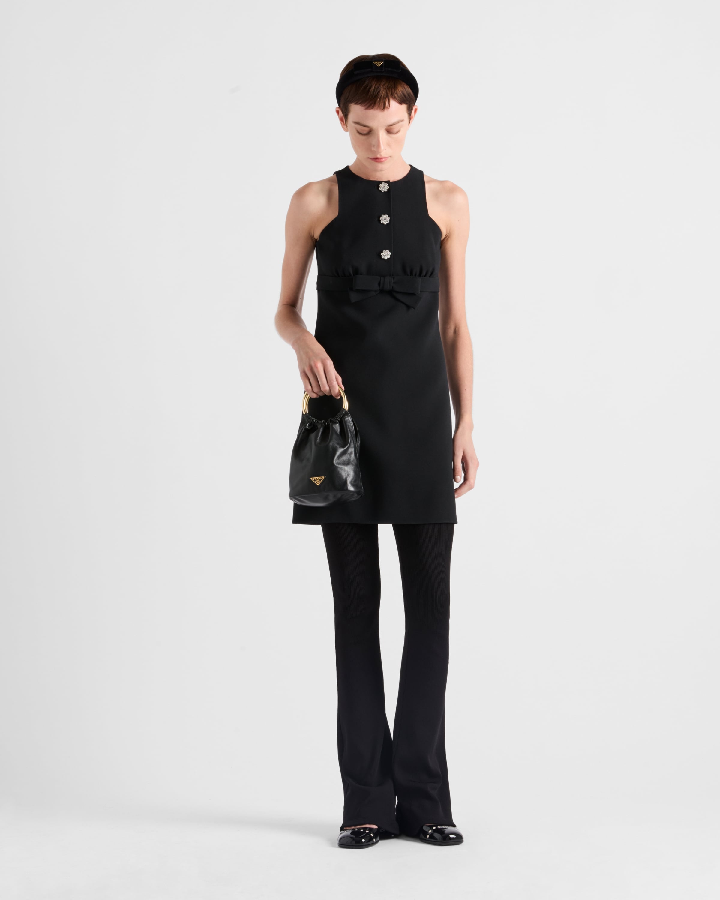 Sablè compact mini-dress - 2
