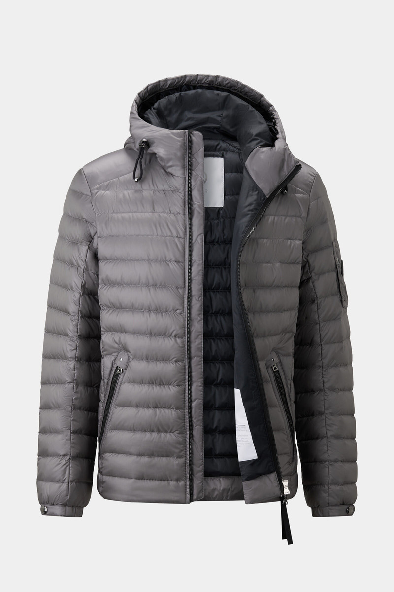 BOGNER Loke lightweight down jacket in Gray outlook