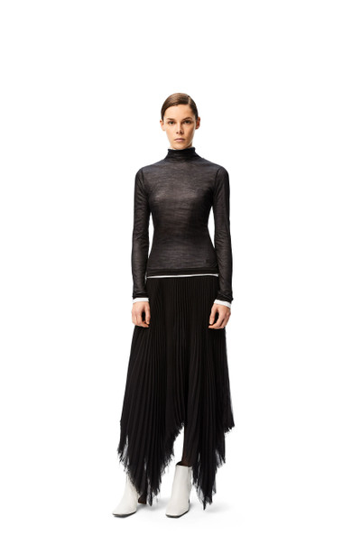 Loewe High neck top  in silk and cotton outlook