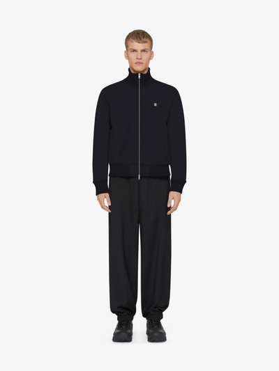 Givenchy TRACKSUIT JACKET IN FLEECE WITH 4G DETAIL outlook
