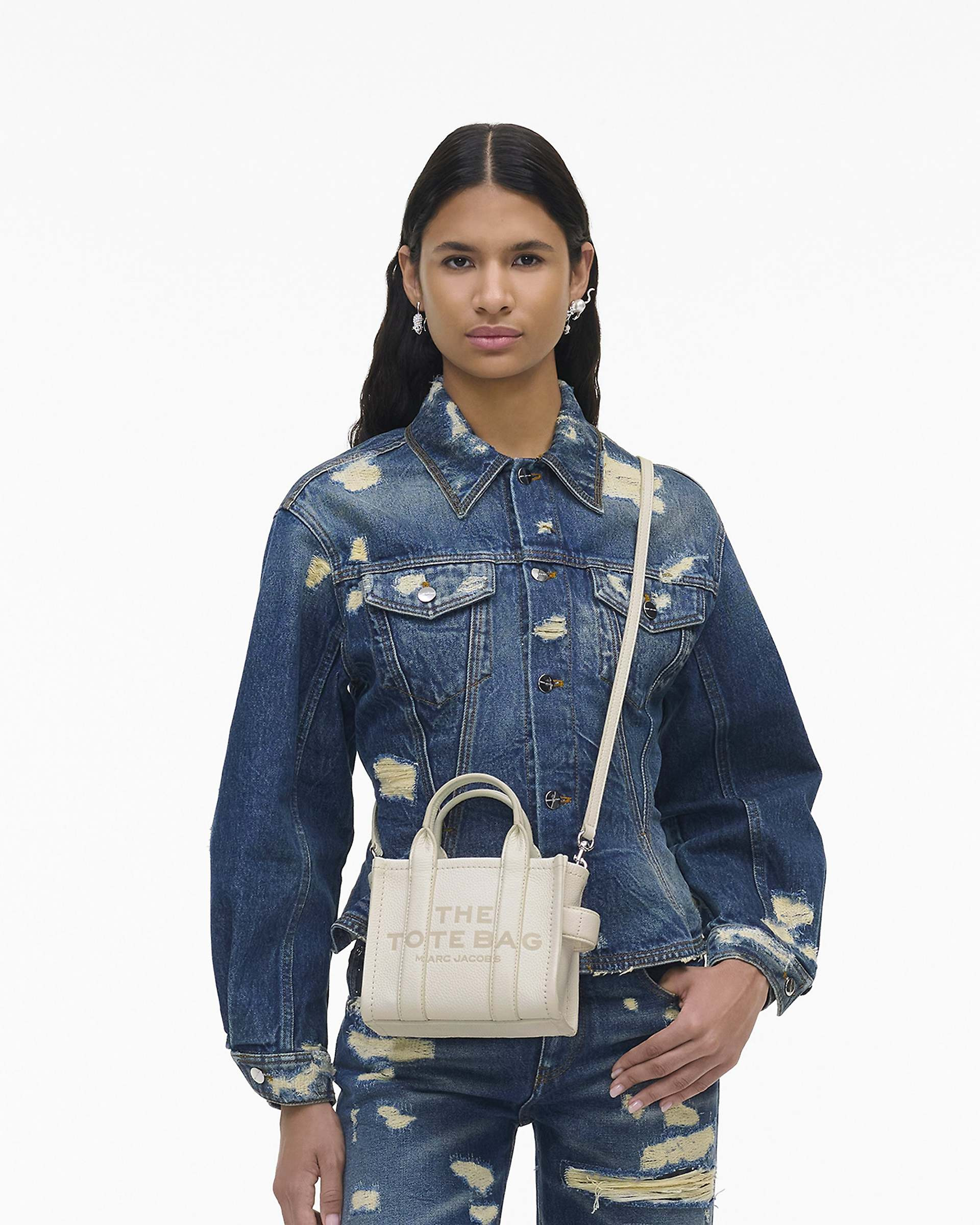 THE LEATHER MICRO TOTE BAG - 2