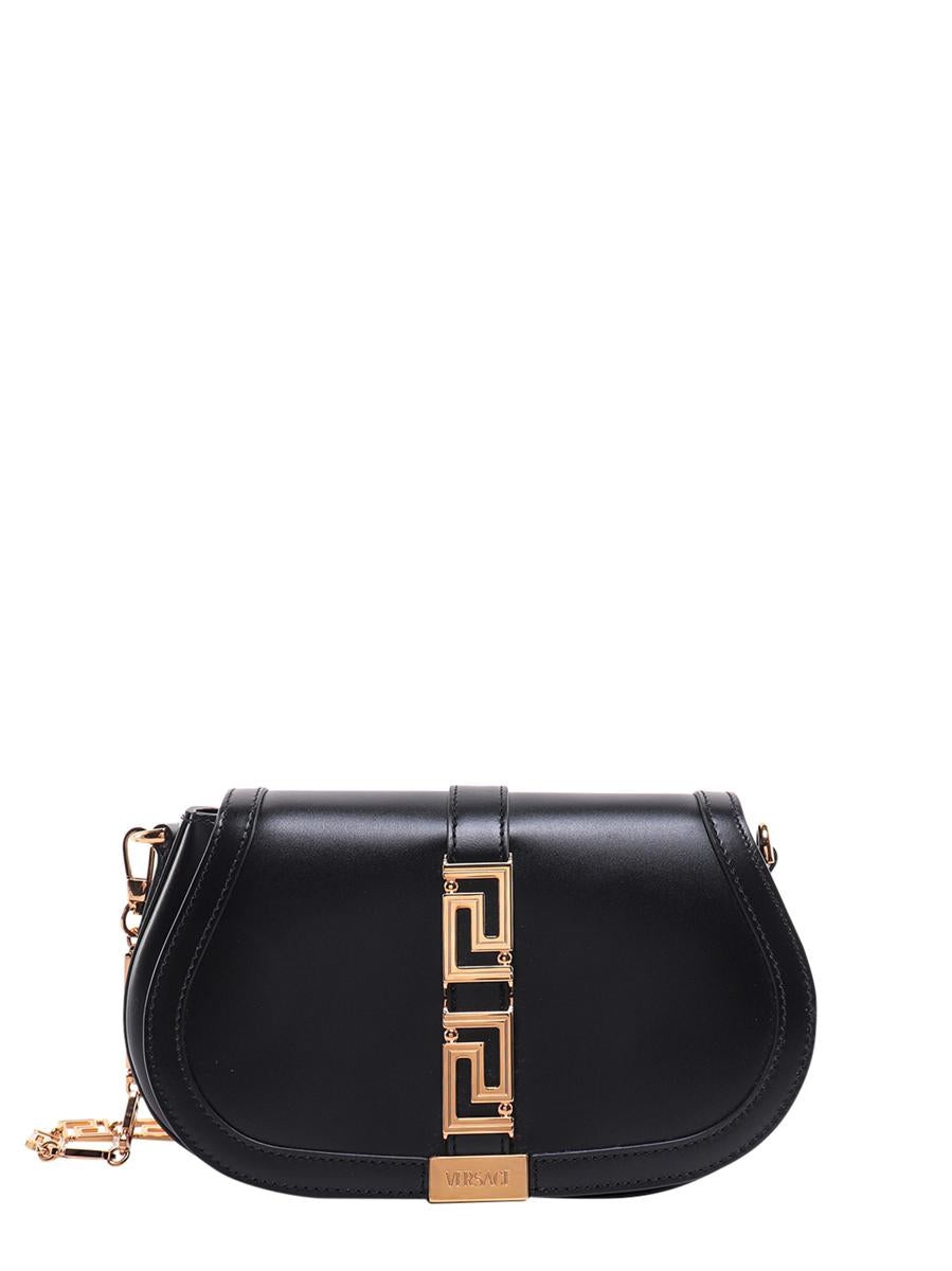 VERSACE GRECA GODDESS LEATHER CROSSBODY BAG - 1