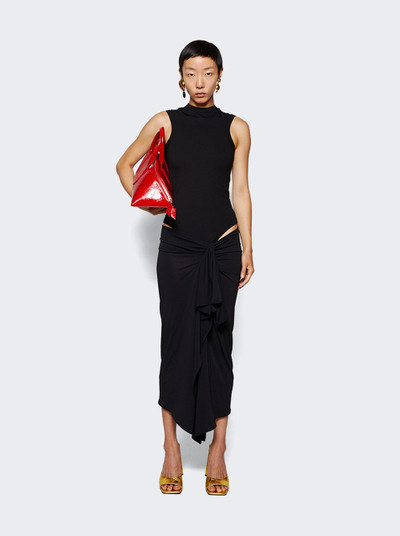 THE ATTICO Mirna Midi Dress Black outlook