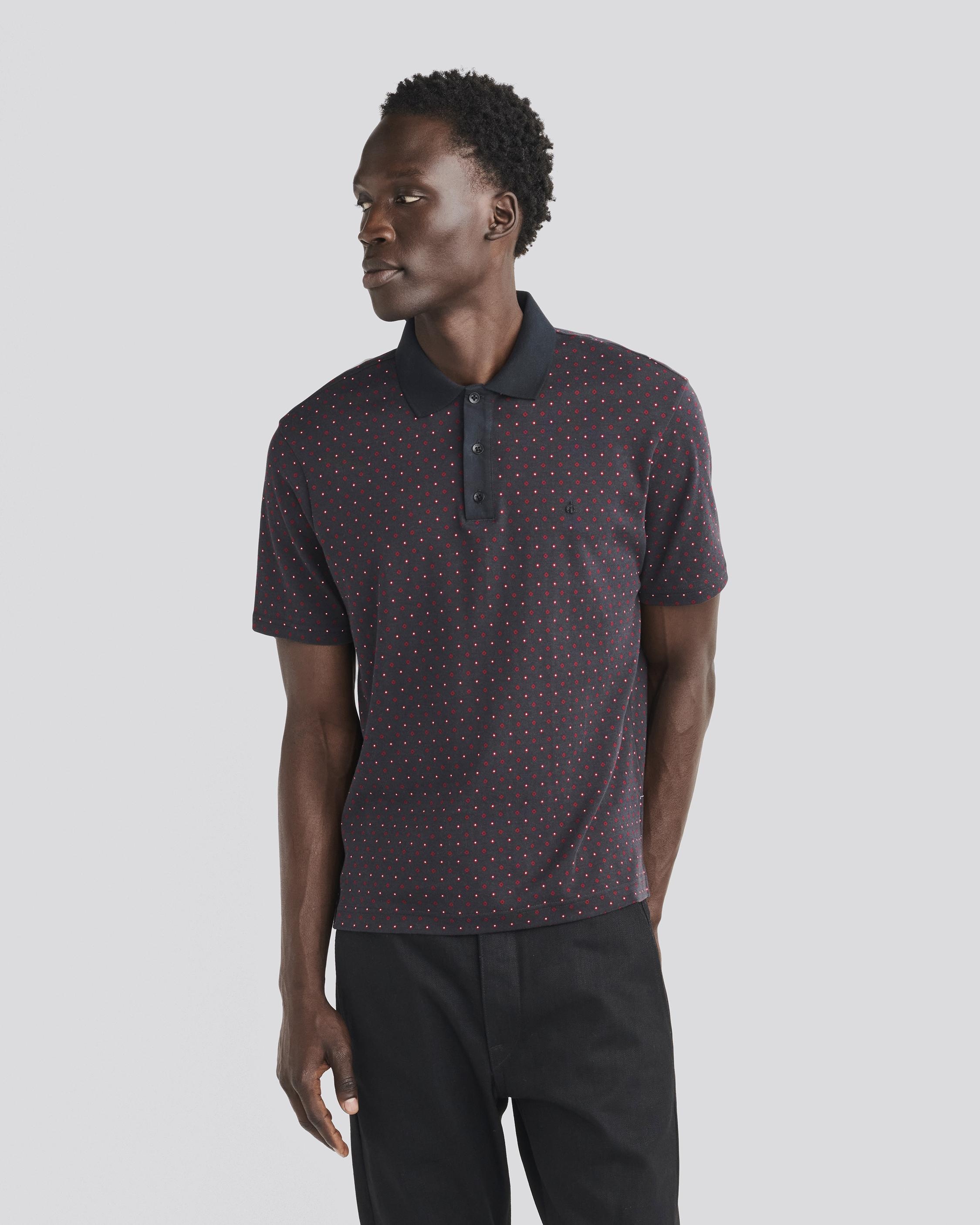 Geo Cotton Interlock Polo
Classic Fit Short Sleeve - 6