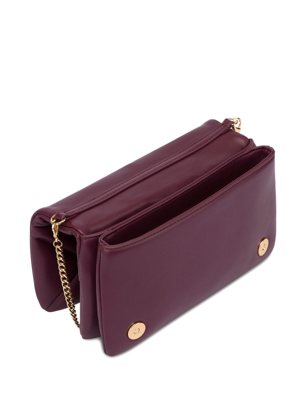 logo-plaque clutch bag - 3