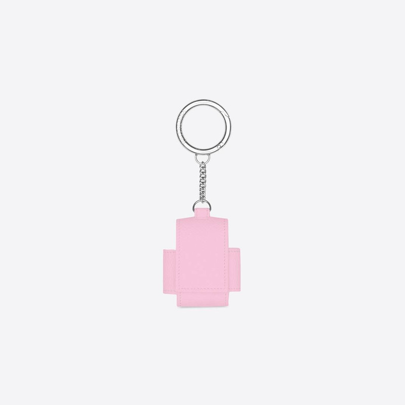 BALENCIAGA Men's Cash Earpods Holder in Pink outlook