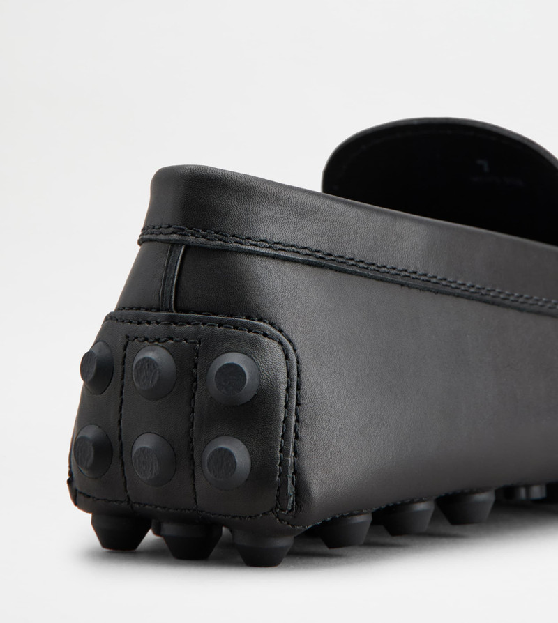 T TIMELESS GOMMINO BUBBLE LOAFERS IN LEATHER - BLACK 6