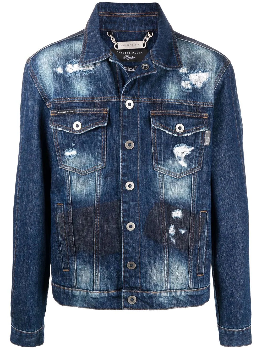 Bandana Paisley denim jacket - 1