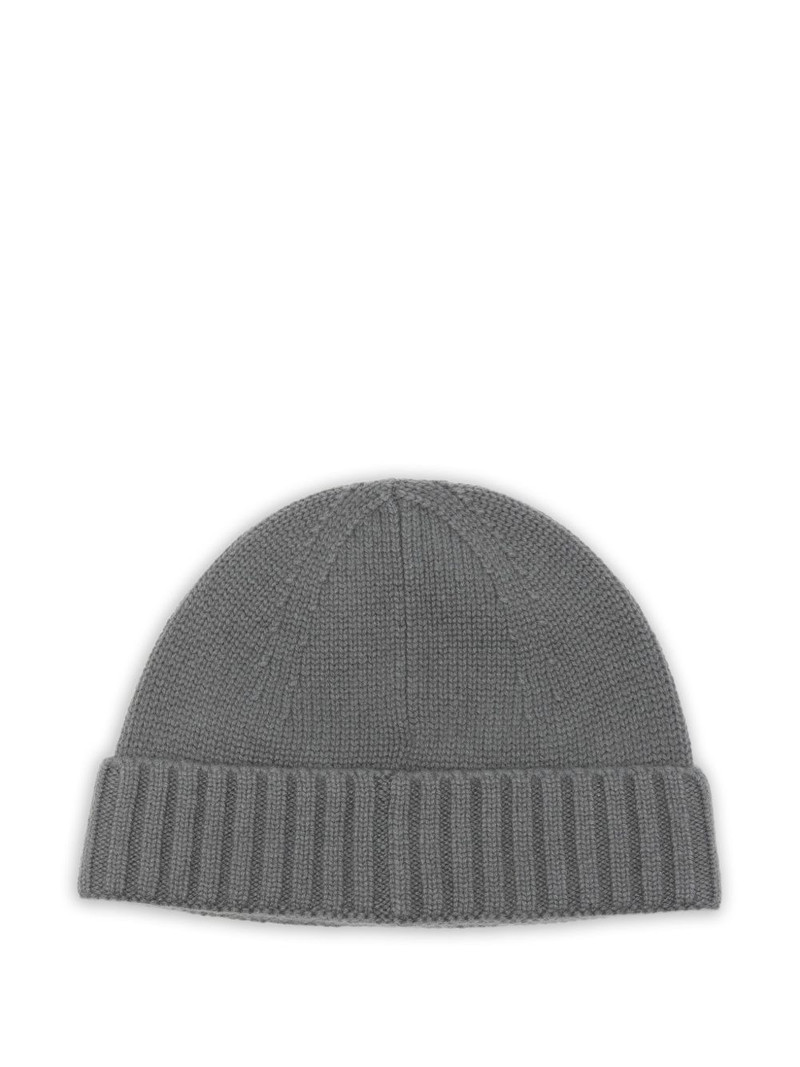 Stone Island logo-patch beanie outlook