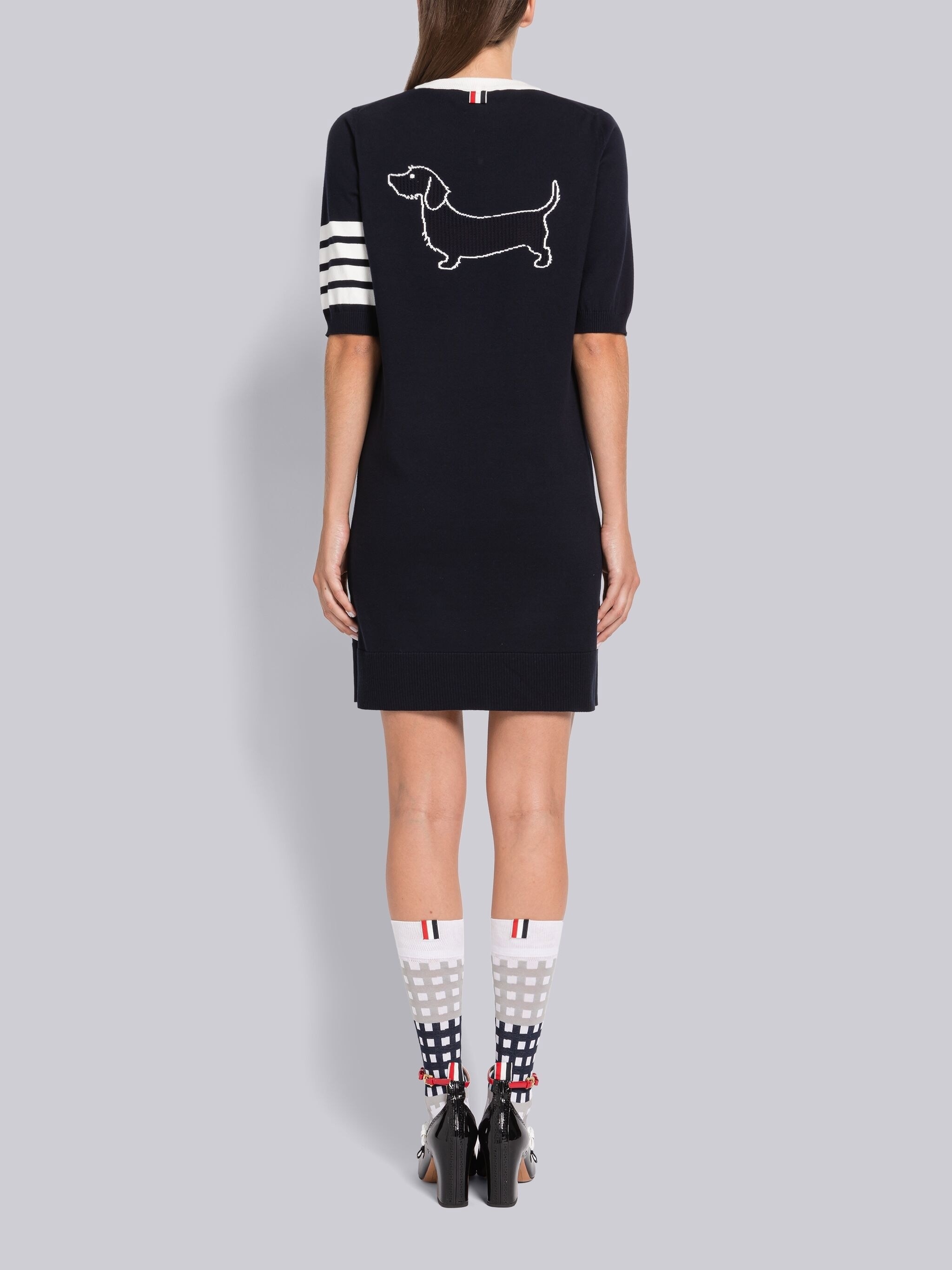 Cotton Hector Pointelle 4-Bar Mini Dress - 3