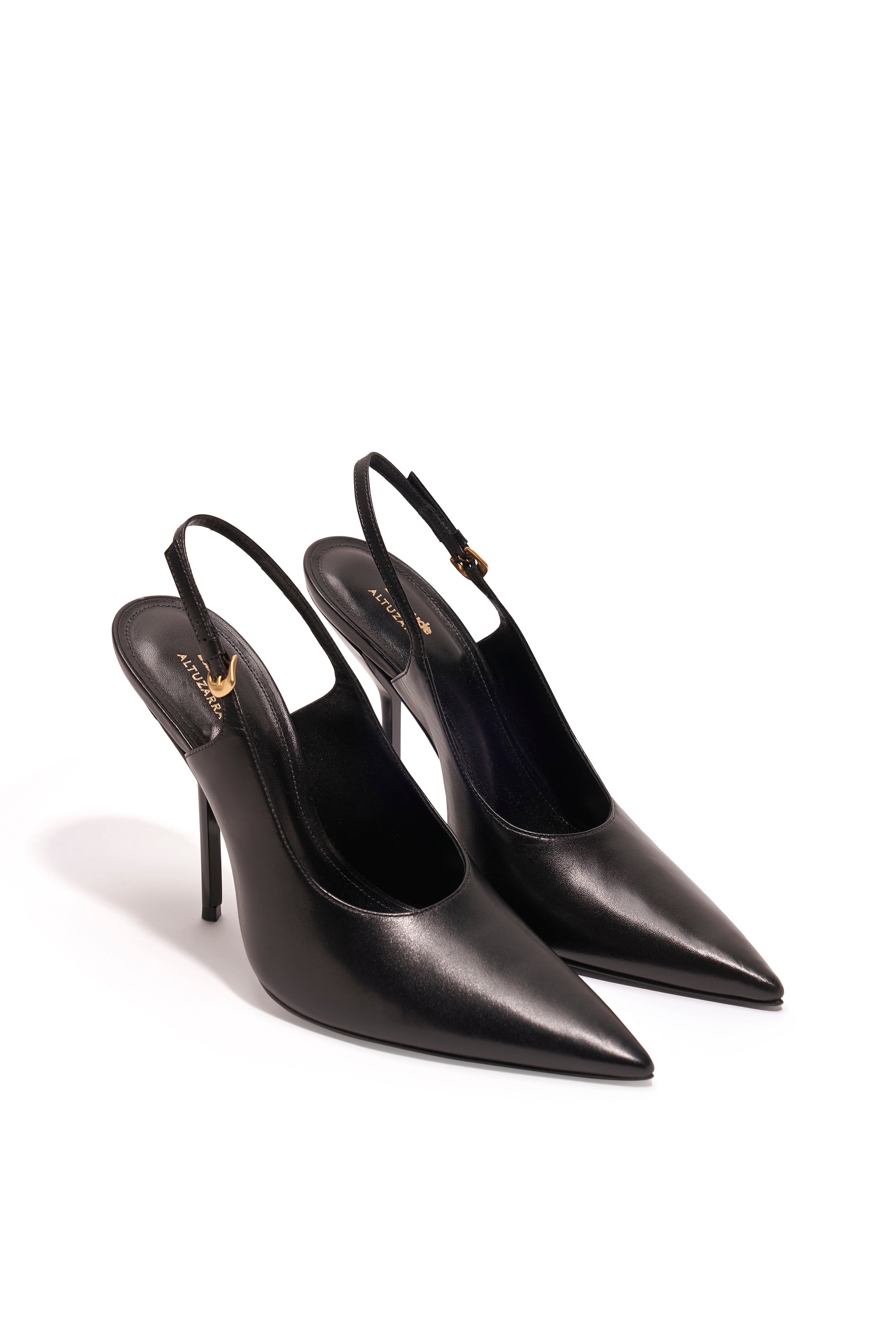 LARROUDÉ X ALTUZARRA PUMP IN BLACK LEATHER - 8