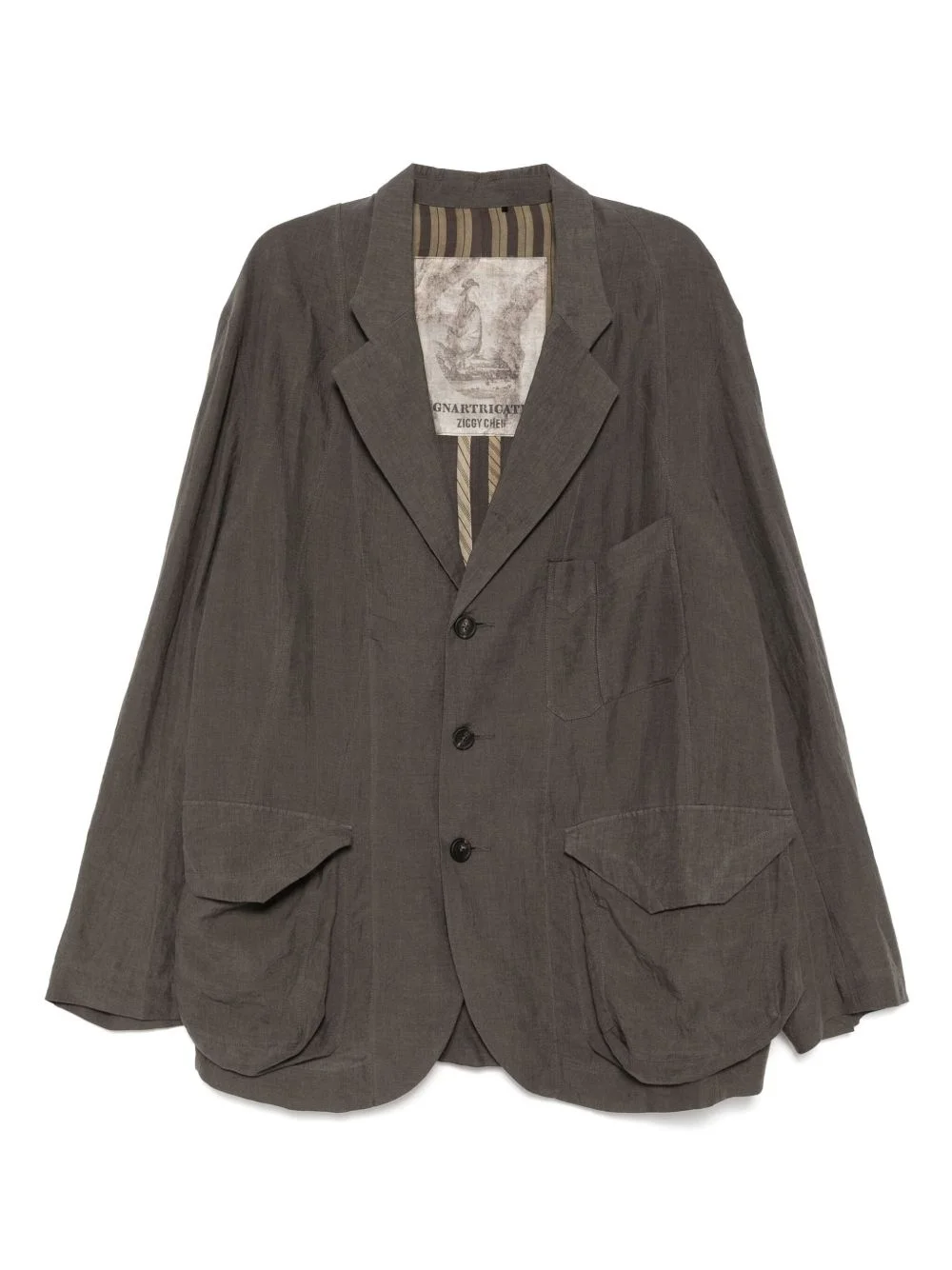 single-breasted blazer - 1