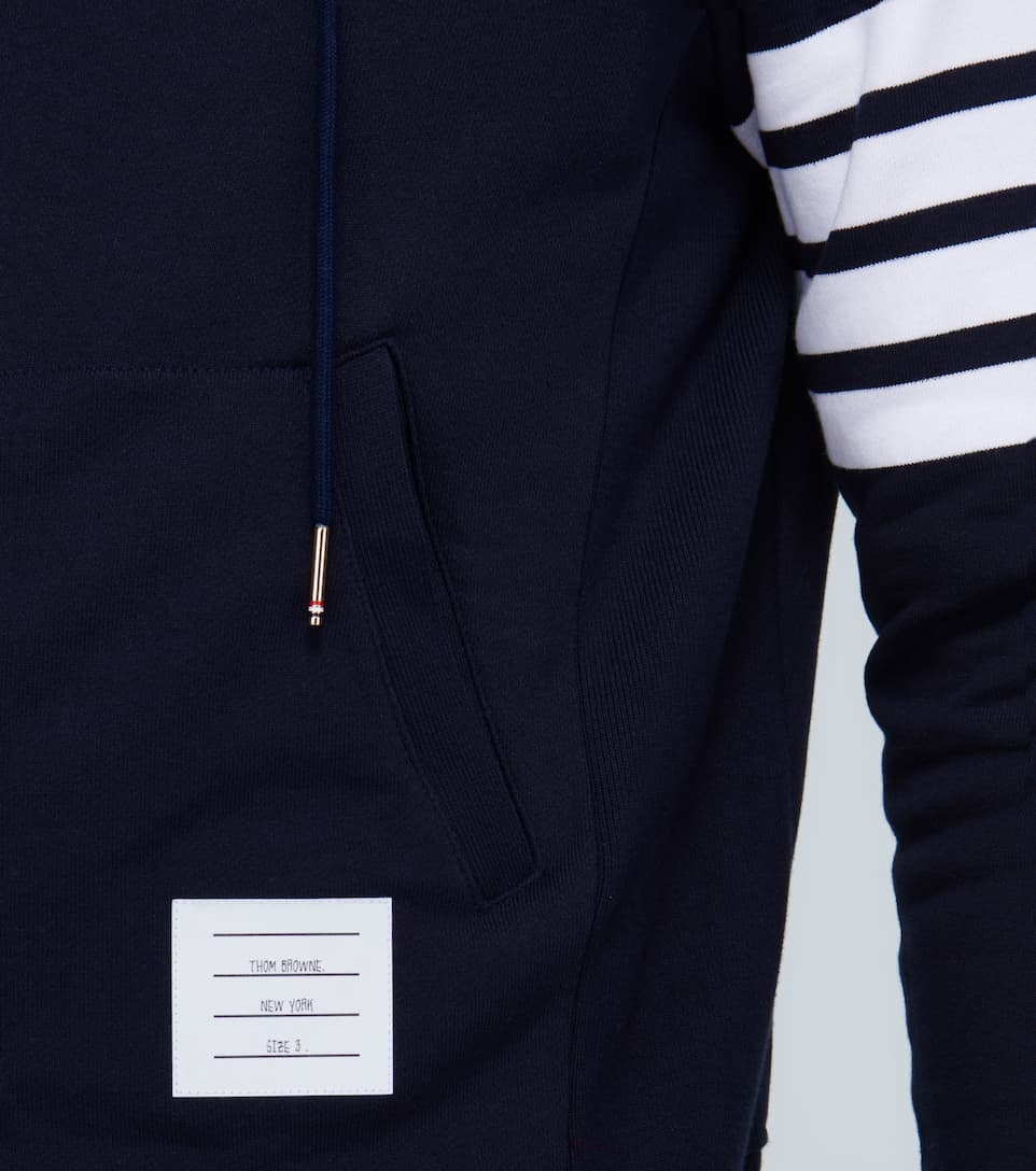 4-Bar zip-up hooded sweatshirt - 5