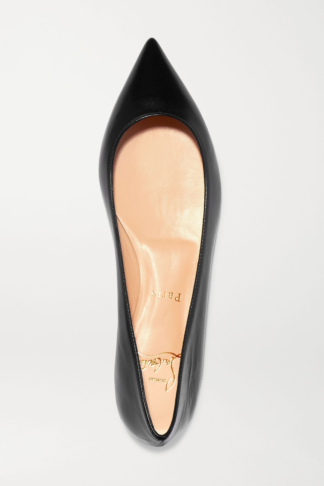 Ballalla leather point-toe flats - 6