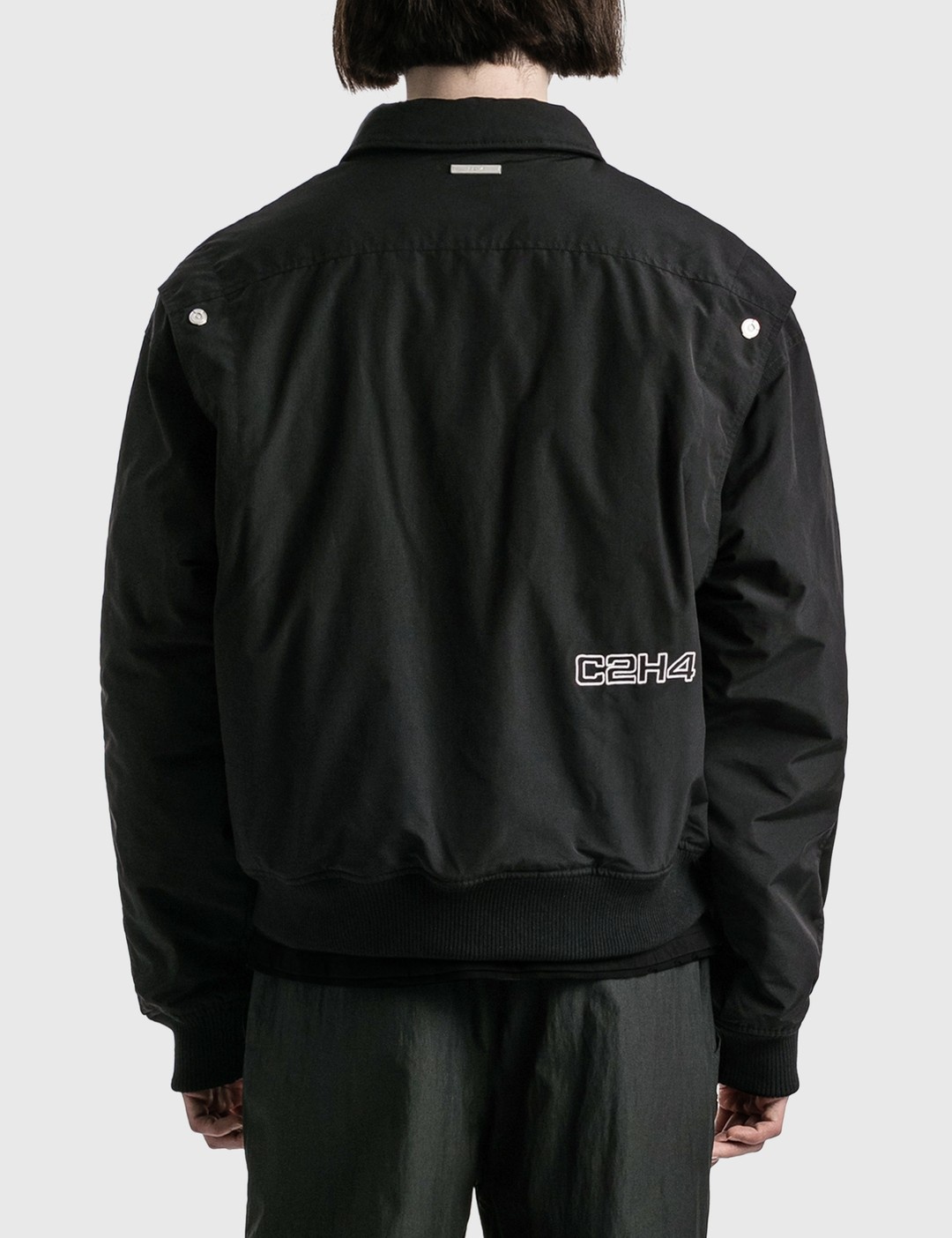 STAFF UNIFORM QUILTED INTERVEIN LAYERED BOMBER JACKET - 5