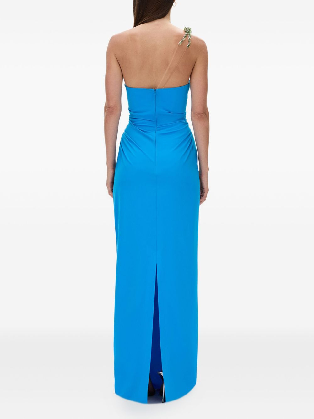 Antoinne embellished one-shoulder maxi dress - 4