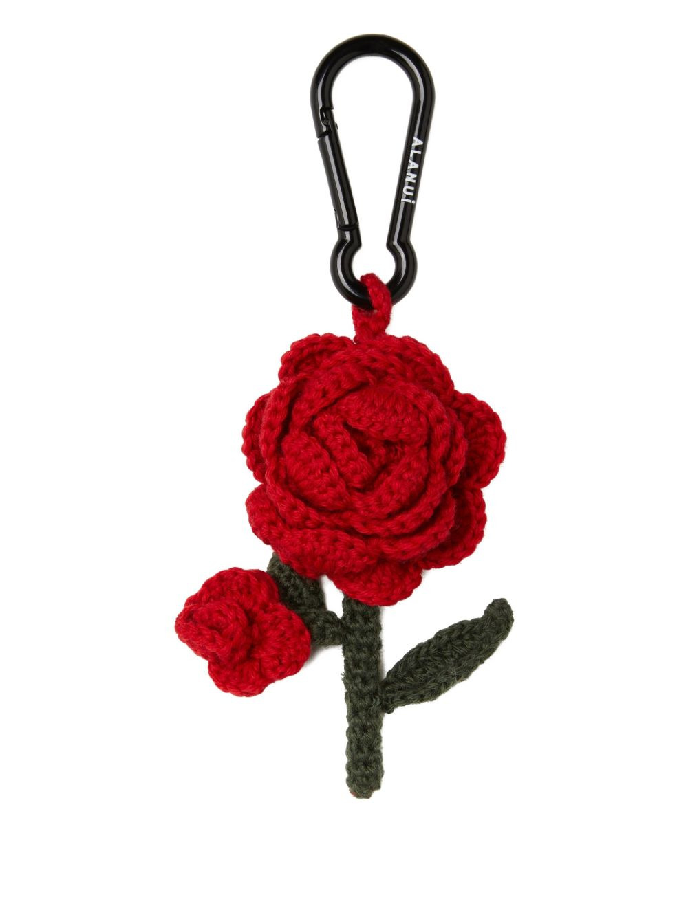 Rose Amigurumi crochet key ring - 2