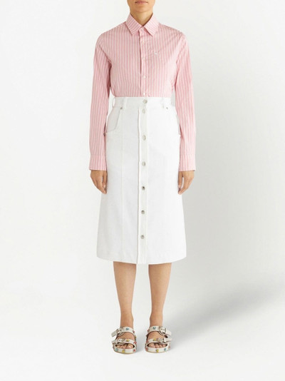 Etro paisley-pattern midi skirt outlook