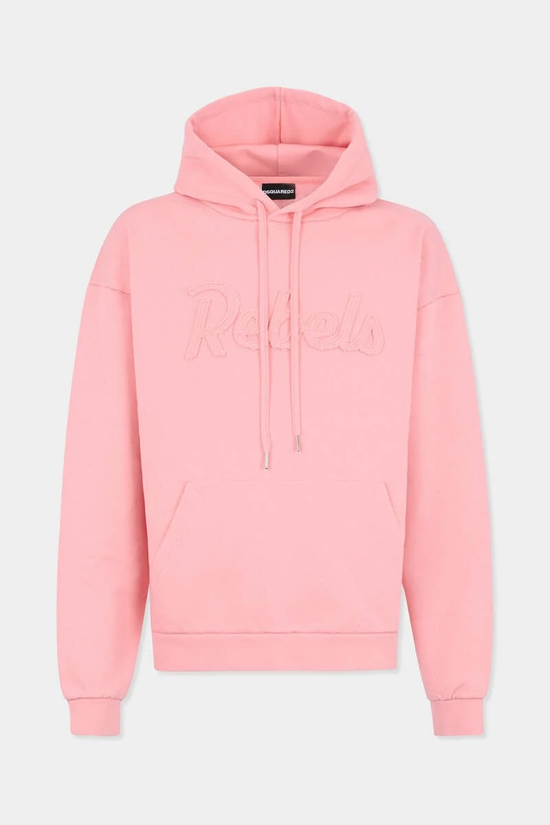 DSQUARED2 REBELS RELAX FIT HOODIE - 1