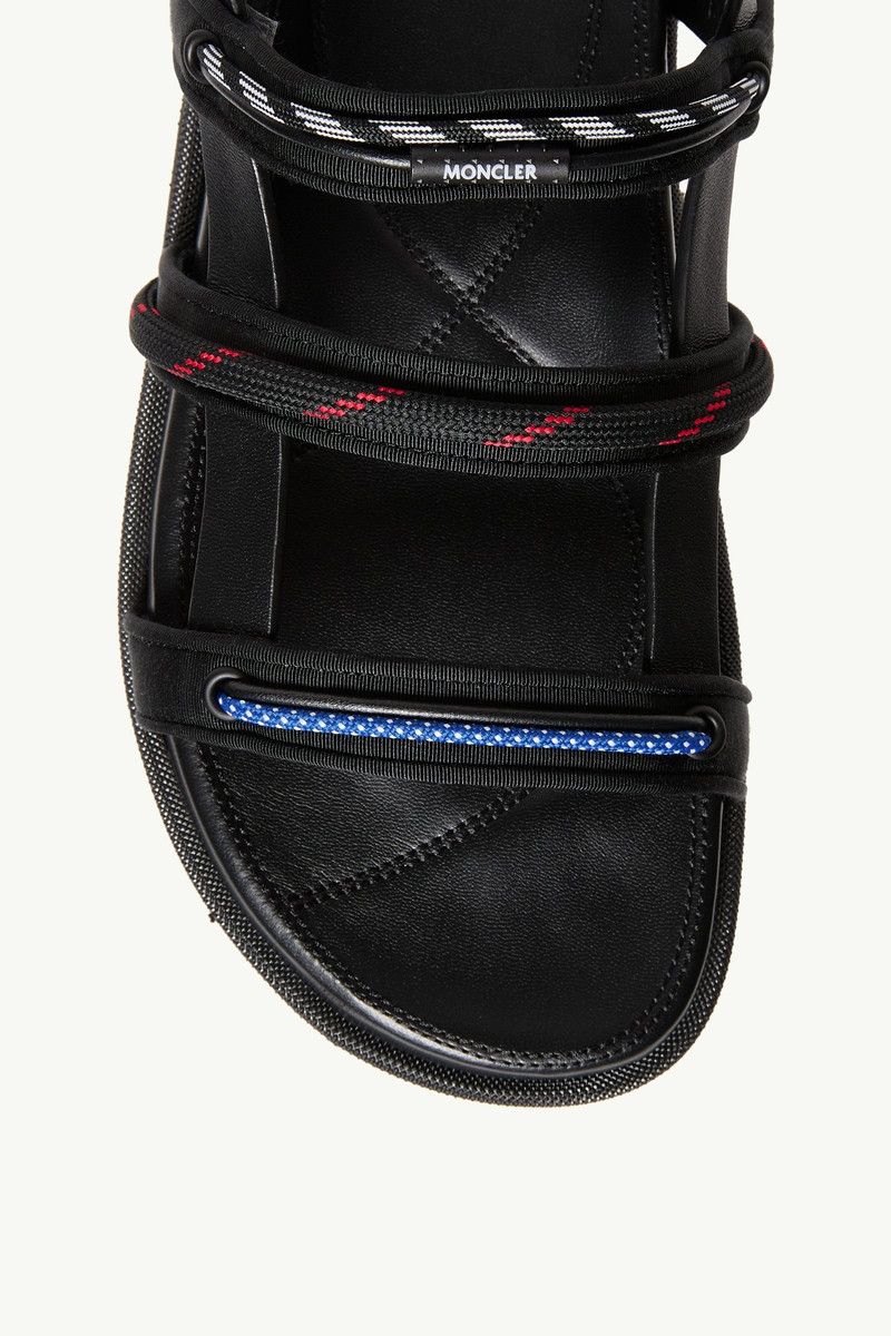 Moncler Vera Isla Leather Sandals outlook