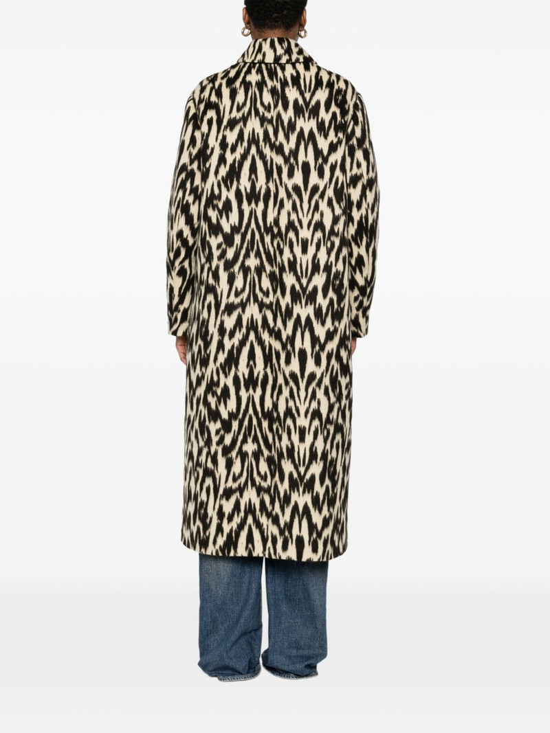 animal-print button coat 4