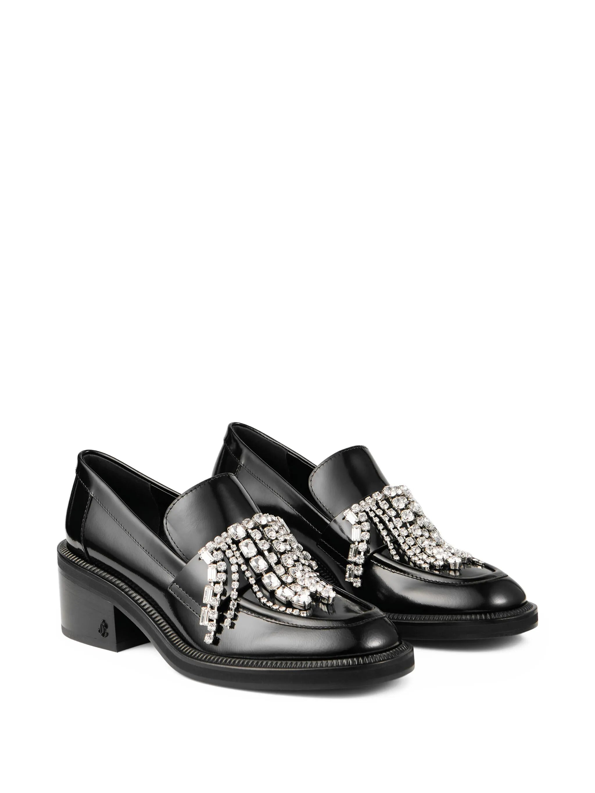 Jimmy Choo 50mm Tylor Crystal-embellished Loafer Pumps - 4