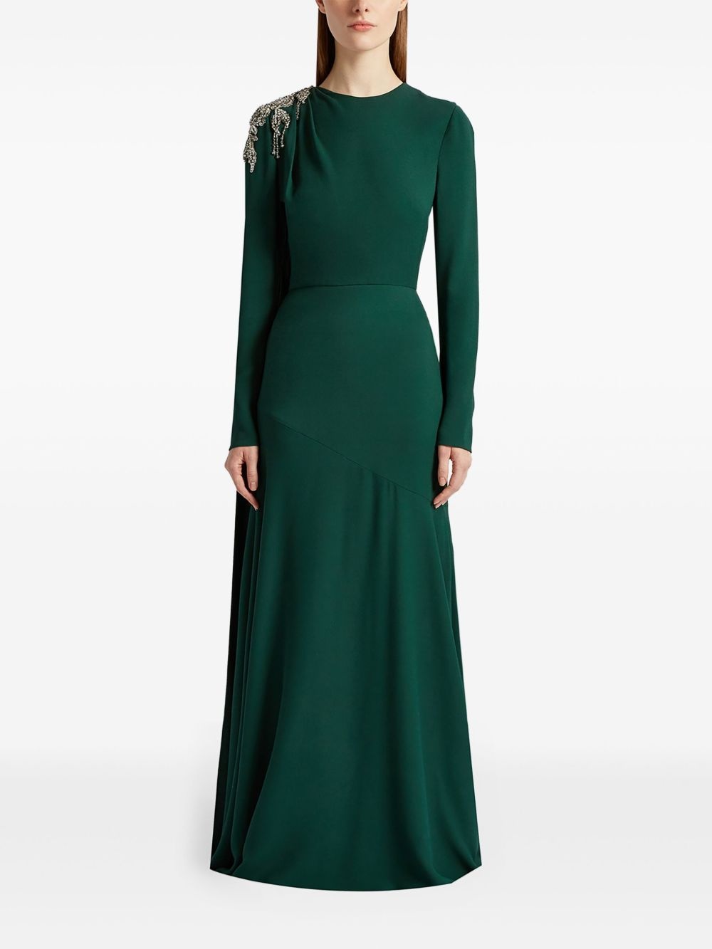 long-sleeve gown - 2