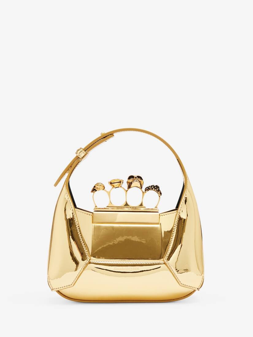Women's The Jewelled Hobo Mini Bag in Gold - 1