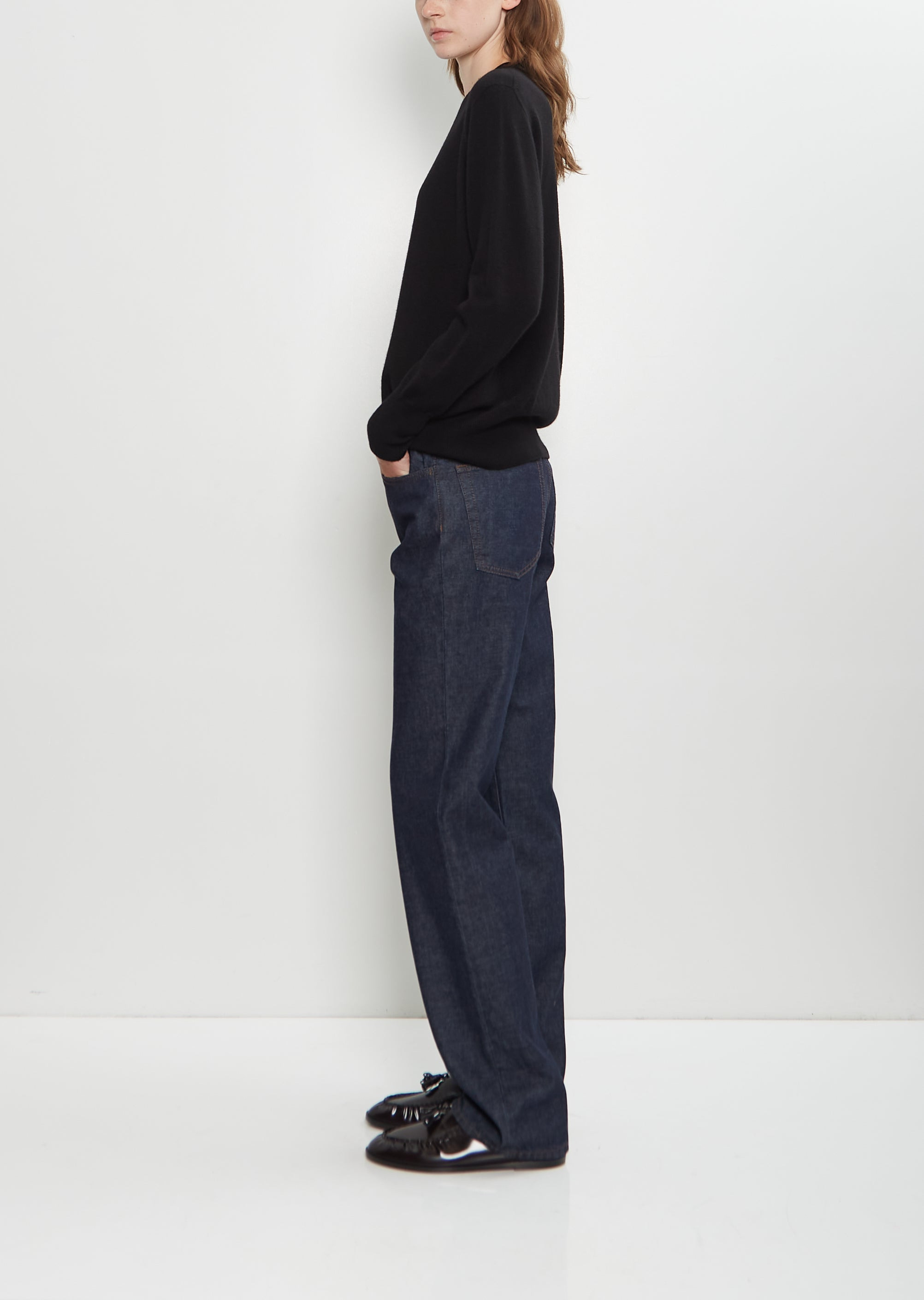 Leilani Cashmere Top — Black - 2