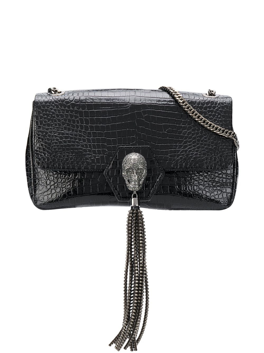 crystal-skull shoulder bag - 1