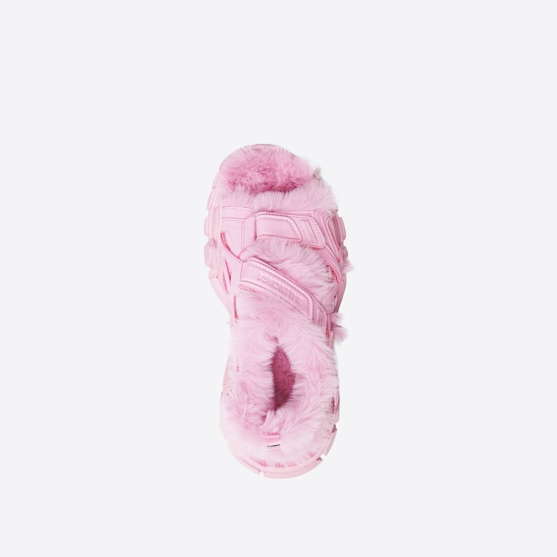 Women's Track Sandale Fake Fur in Pink - 5