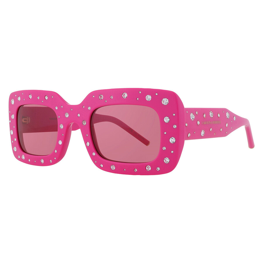 Carolina Herrera Pink Square Ladies Sunglasses HER 0131/S 0MU1/4S - 2